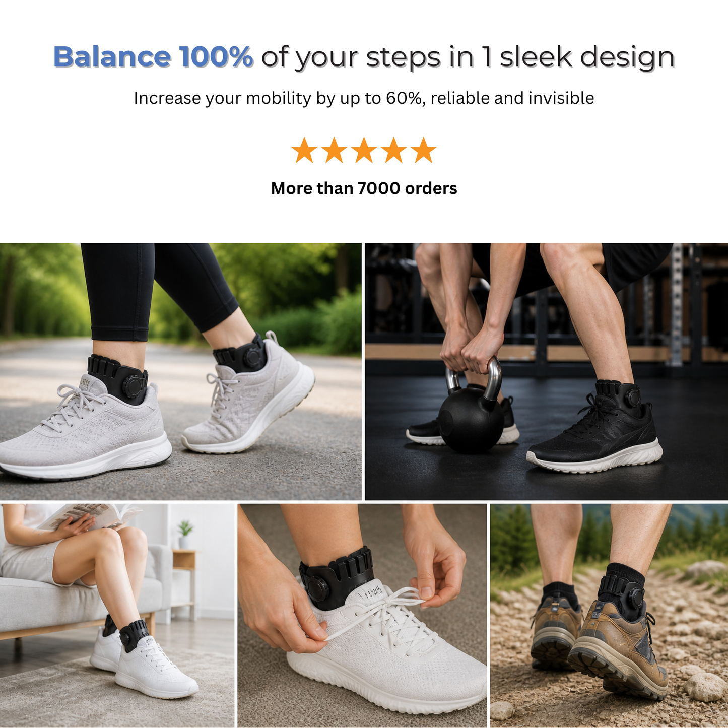 StepWell - Drop Foot Brace Orthosis Drop Foot Ankle Support with Comfortable Adjustable Buckle for Hemiplegia Stroke Shoes Walking