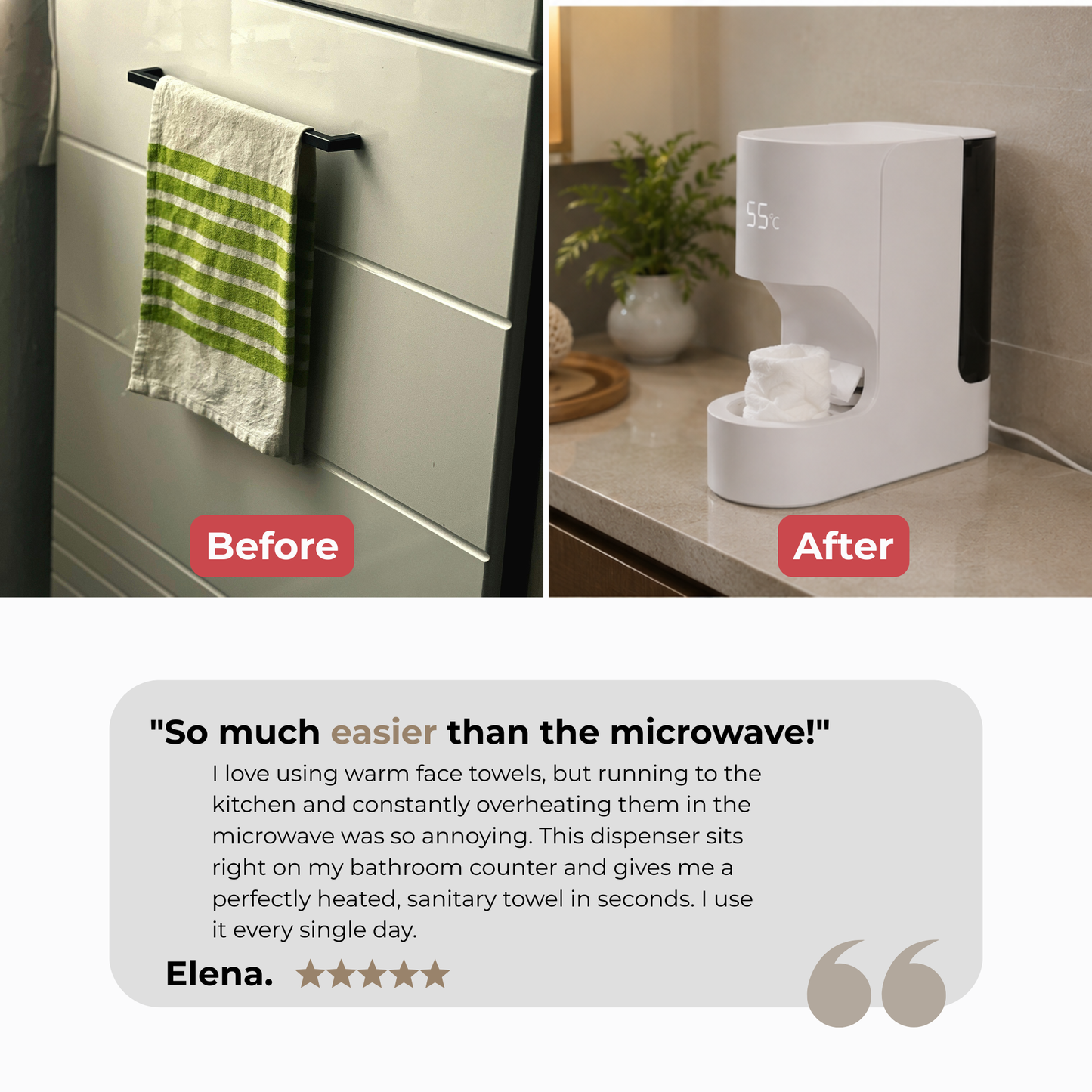CozyMist- Hot Towel Dispenser