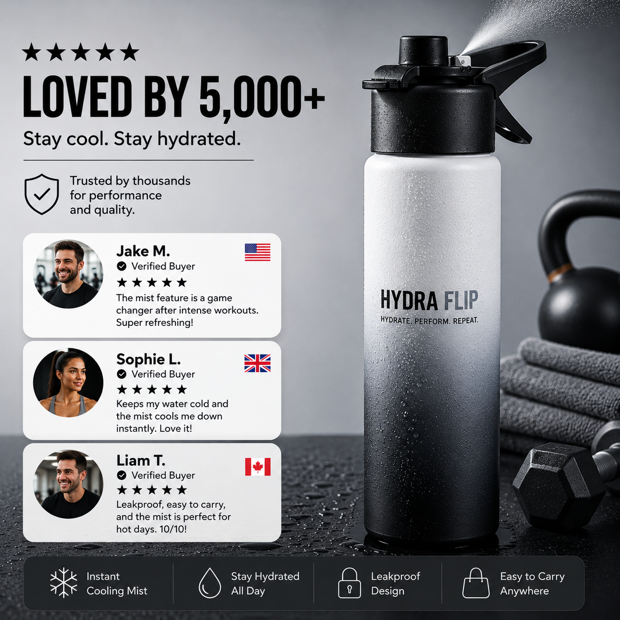 Hydra Flip - Hydrate. Mist. Repeat