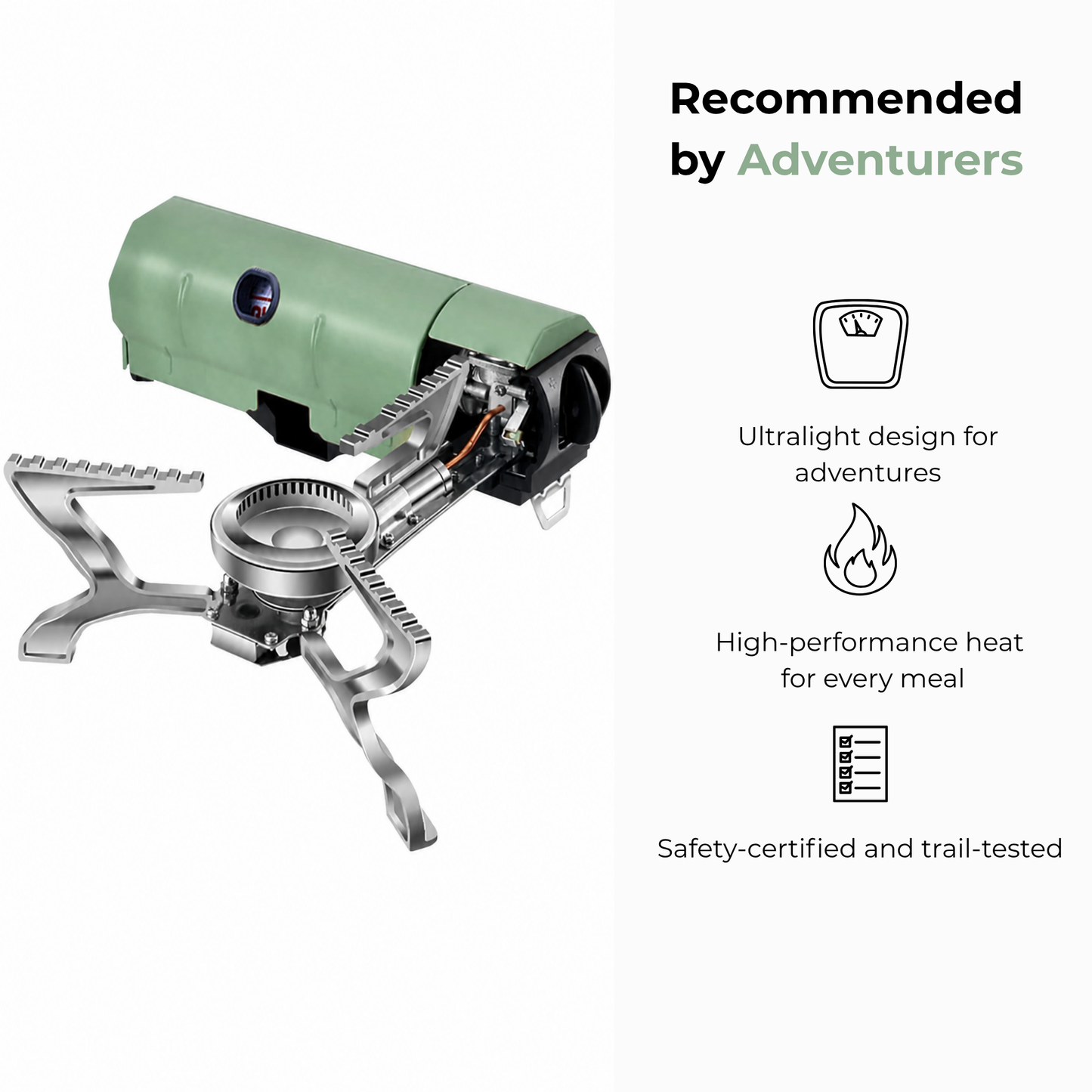 FoldFlame 2600- Portable Stove for Camping