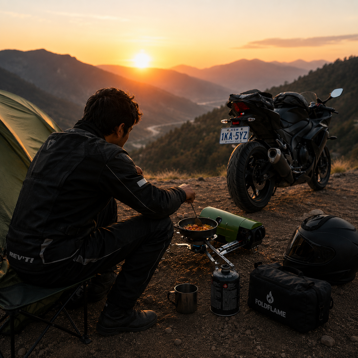 FOLDFLAME™  Fuel Your Journey